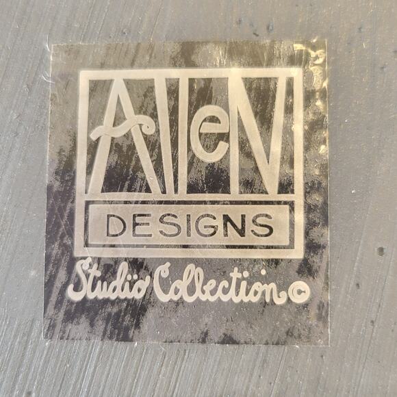 Rare Allen Designs Coffee Freak Wall Clock Studio Art Funky Mug Face 13x9" Works - Picture 7 of 16